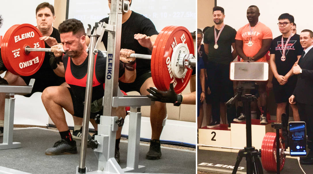Mehdi competition powerlifting