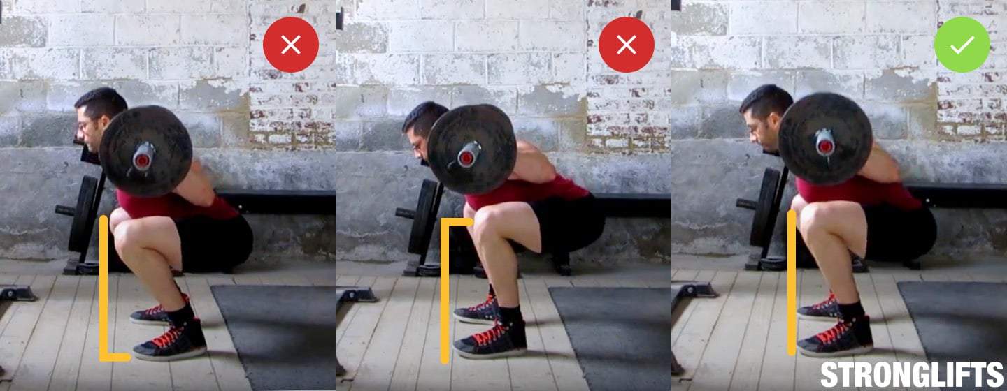 Squat Form Knees